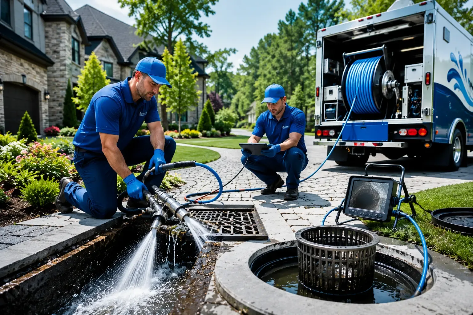 Local outdoor drain cleaning professionals in Center Cross, VA